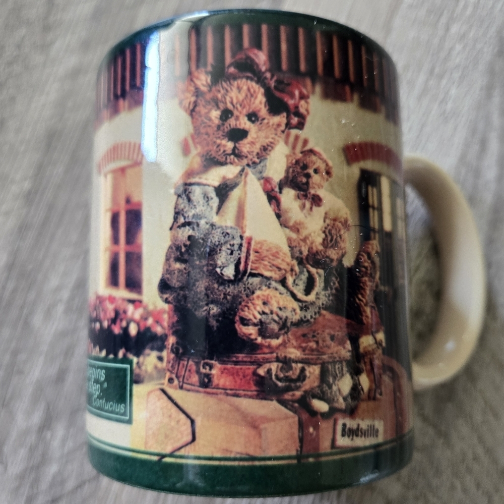Boyds Bears 1995 Teddy Bear Train Mug Vintage The Boyds Collection - Picture 4 of 6